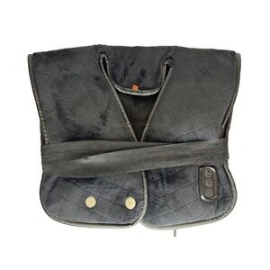 Sharper Image Calming Heat Neck Back Massager Heating Pad Black 1011620